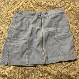 Light Blue Corduroy skirt